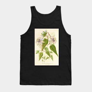 Passion Flower - Passion Vine botanical illustration Tank Top